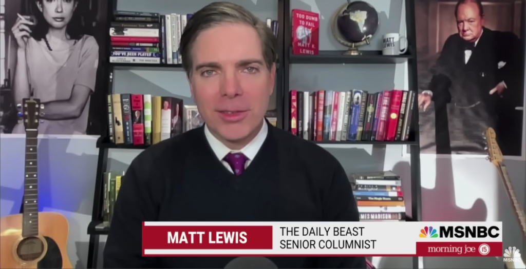 Matt Lewis on MSNBC's 'Morning Joe.'